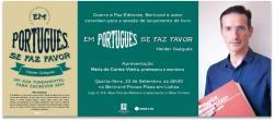 «Em PORTUGUÊS, Se Faz Favor»