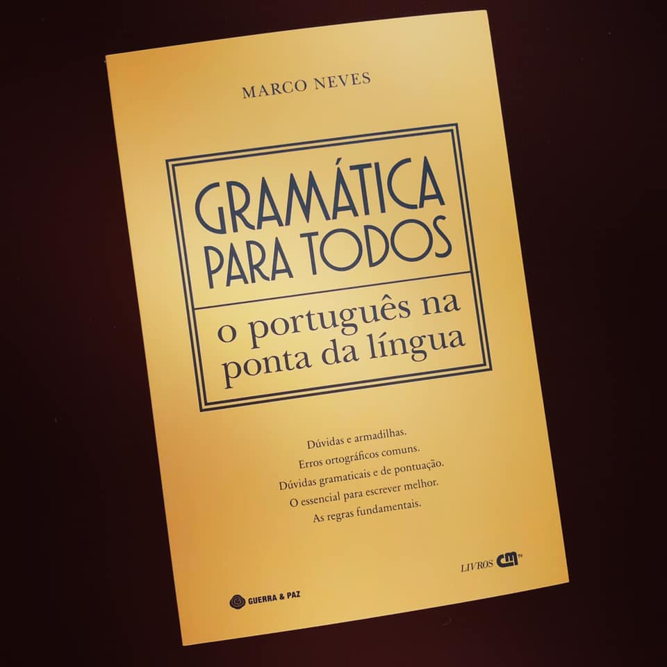 Marco Neves - Português de A a Z - armadilhas e maravilhas da língua”  um  livro que pretende servir de ferramenta a quem escreve, desarmadilhando a  língua, concentrando-se nas dúvidas que