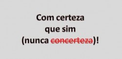 com certeza